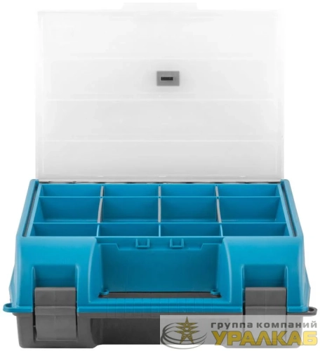 Ящик для дрели 340мм с органайзером12 отделений MOS 