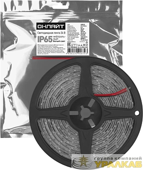 Лента светодиодная 90 679 OLS-5050W60-14.4-IP65-24V (уп.5м) ОНЛАЙТ 90679