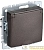 Розетка BRITE РСбш10-3-БрТБ 16А IP20 с заземл. защ. шторки с крышкой механизм бронза IEK BR-R16-16-K45