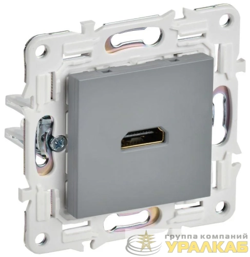 Розетка HDMI SKANDY SK-H01Gr сер. IEK SK-H10-K03 детальная картинка