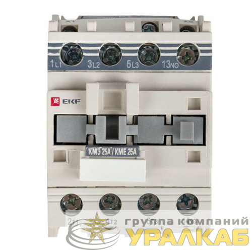 Контактор КМЭ 25А кат. 380В AC 1НЗ EKF 