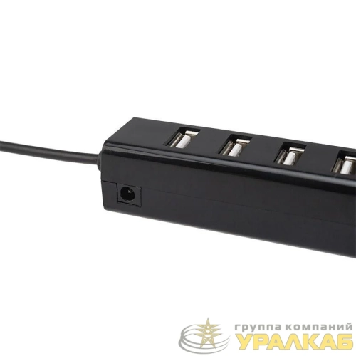 Разветвитель USB на 7 портов черн. Rexant 18-4107 детальная картинка