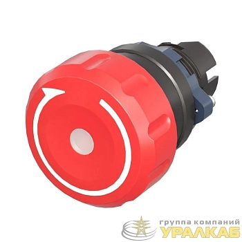 Головка кнопки аварийная грибовидная поворотная д.40 DKC M22E-MLLRP