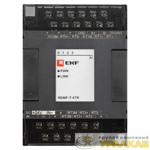 Модуль ввода термосопротивлений REMF 4 PRO-Logic (без поверки) EKF REMF-T-4TR детальная картинка