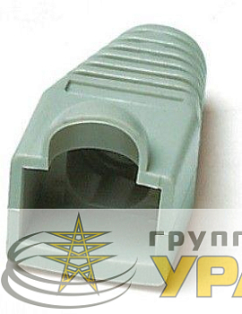 Колпачок изолирующий BOOT-GY-10 для разъемов RJ45 сер.(уп.10шт) Hyperline 251955