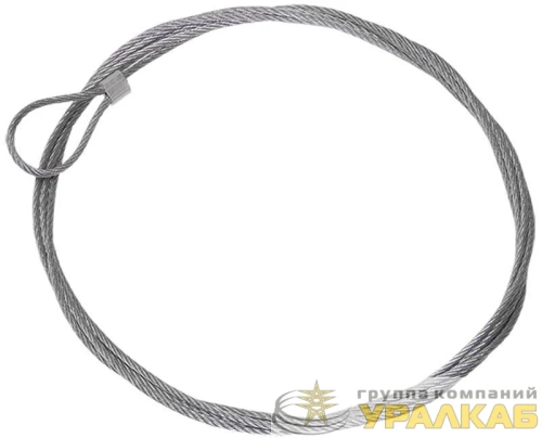 Трос стальной L1000 с петлей IEK CLP1M-SRL-2-01 детальная картинка