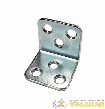 Угол мебельный широкий 25х25х30х2.0 цинк Tech-Krep/Zitar 