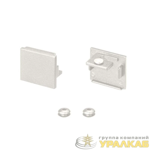 Заглушка SL-LINE-2522 WHITE глухая металл (комплект) Arlight 