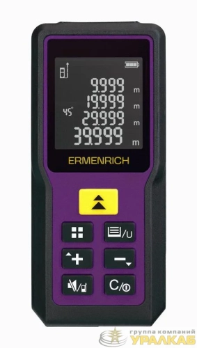 Рулетка лазерная Reel PRO GM60 фиолет. Ermenrich 
