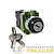 Переключатель BG73 3P с замком (возврат.) 2NO EKF 