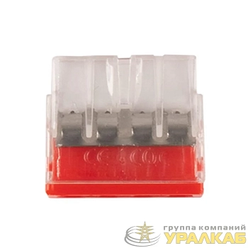 Клемма монтажная нажимного соединения PTC-4P 2273-204 450В 32А 0.14-4.0кв.мм Jazzway 