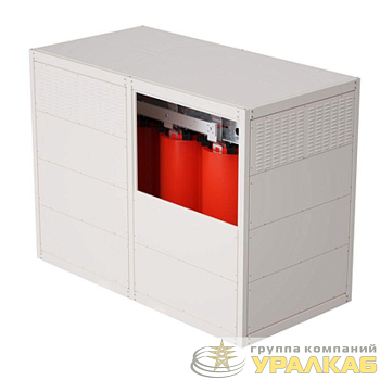 Трансформатор с литой изоляцией 2500кВ.А 10/0.4кВ D/Yn–11 вентил. IP31 DKC 