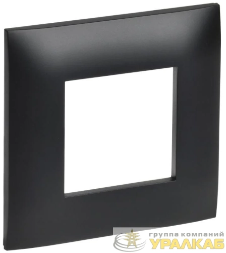Рамка 1-м SKANDY SK-F01Bl черн. IEK SK-M12-K02 детальная картинка