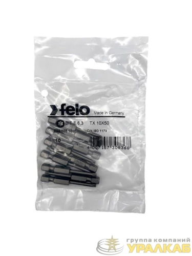Бита шестигранная TX 10х50мм (10шт) FELO 03610510 детальная картинка