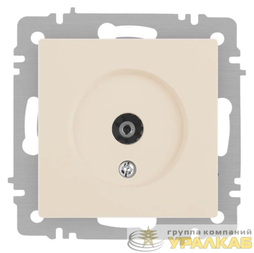 Розетка телевизионная одиночная TV СП Accent 6-301-02 IP20 сл. кость Intro 