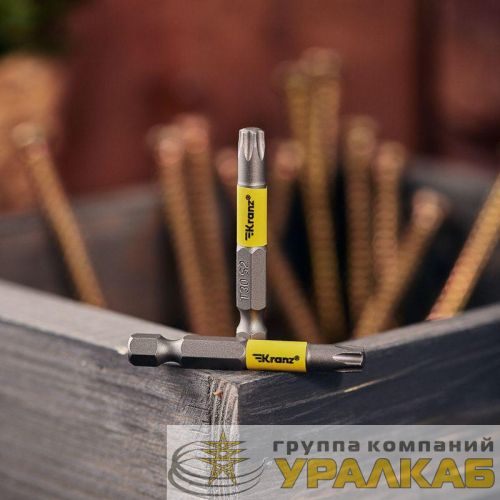 Бита Torx T30х50мм для шуруповерта (уп.2шт) Kranz KR-92-0430-1 детальная картинка