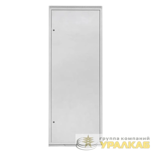 Шкаф напольный 19дюйм TERACOM PRO 42U 600х600мм двери стеклян. с замком-ручкой и метал. сер. EKF 