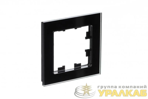 Рамка 1-м AtlasDesign Nature стекло черн. SE ATN321001 детальная картинка