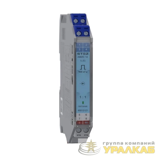 Барьер искрозащиты разделитель сигналов частоты АВИС12-FI-100-24 СТЭЗ 65012121 детальная картинка