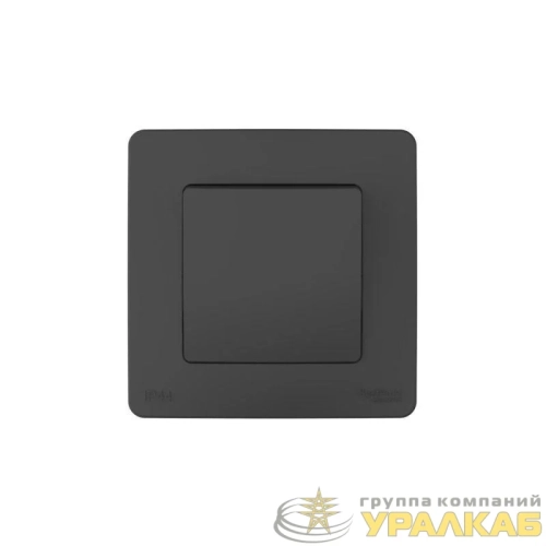 Переключатель 1-кл. СП Blanca 10А IP44 (сх.6) 250В антрацит SE 