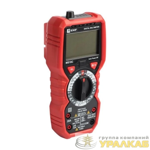 Мультиметр цифровой MS18C Professional EKF 