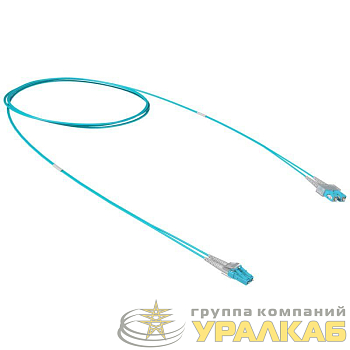 Шнур оптический коммутационный переходной Duplex SC-UPC/LC-UPC 50/125 OM3 2м DKC RNPC53DCL2