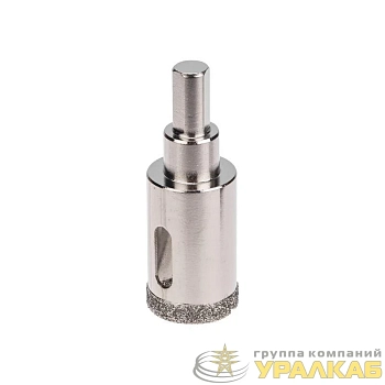 Коронка алмазная 25мм с центровочным сверлом Kranz KR-92-0008