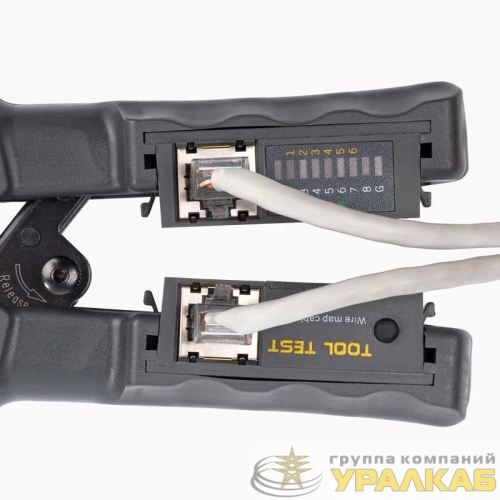 Пресс-клещи для RJ-разъемов с тестером JT-03T КВТ 