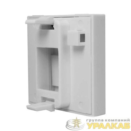 Панель лицевая 1 порт 45х45 Keystone шторка SUPRLAN 