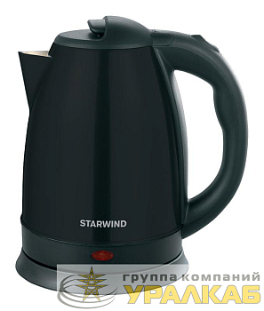 Чайник 1.8л. 1800Вт (нерж. сталь/пластик) черн. SKS2050 STARWIND 1507366