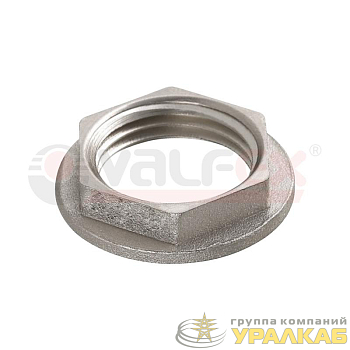 Контргайка никелированная резьбовая ВР 1/2дюйм (600/10) VALFEX 