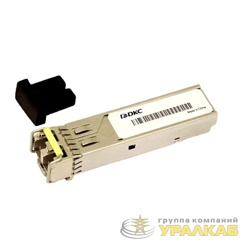 Трансивер промышленный гигабитный SFP 1000Base-X single-mode 1310нм 40км Разъем LC DDM -40...+85град.C 3.3 В DC DKC N2010-IGSLH1310-40