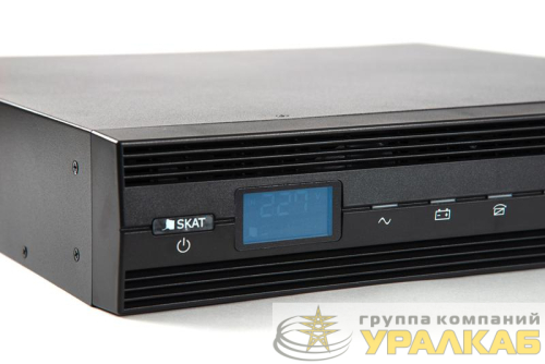 Источник бесперебойного питания SKAT-UPS 1000 RACK 220В 50/60Гц 900Вт 2 АКБ внешн. On-Line синусоида Бастион 492