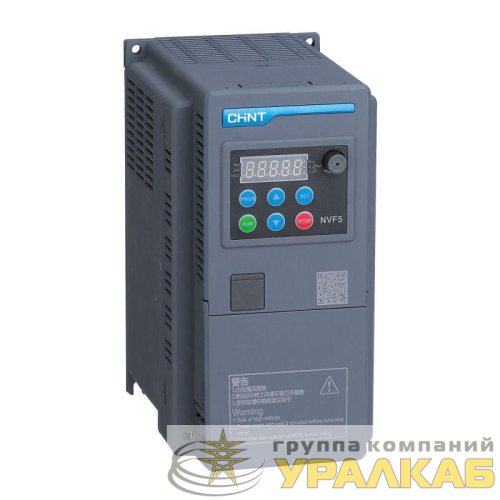 Преобразователь частоты NVF5-1.5/TS4-B 1.5кВт 380В 3ф общий тип CHINT 201996 детальная картинка