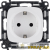 Механизм розетки 1-м СП Valena Allure 16А IP20 250В 2P+E защ. шторки безвинт. клеммы с лицев. панелью бел. Leg 753720 детальная картинка
