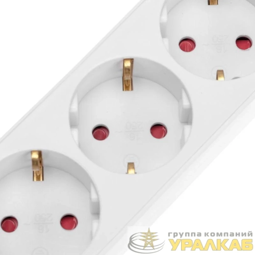 Удлинитель 3х3м с заземл. STANDARD 2хUSB 3х1кв.мм с выкл. бел. Rexant 13-4016 детальная картинка