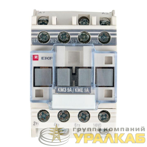Контактор КМЭ 9А кат. 380В AC 1НО EKF ctr-s-9-380 детальная картинка
