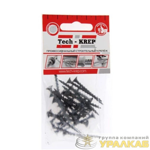 Саморез 3.8х45 гипсокартон-дерево (уп.20шт) пакет Tech-Krep 102373 детальная картинка
