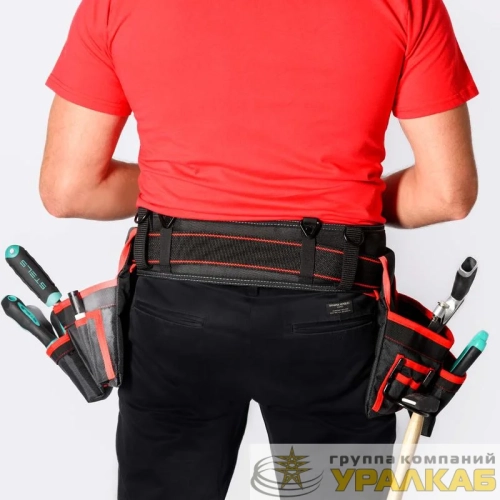 Пояс монтажный усиленный KM-BELTBAG-23 с подсумками КМ LO51641 детальная картинка