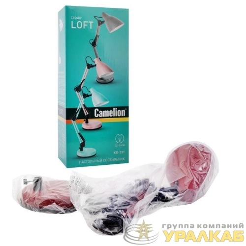 Светильник KD-331 C04 настол. 230В 40Вт красн. E27 Camelion 