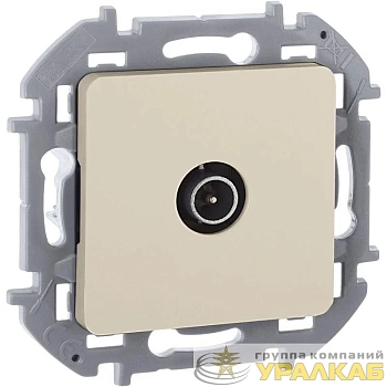 Розетка телевизионная проходная TV Inspiria 14дБ 5-862мГц механизм сл. кость IEK 