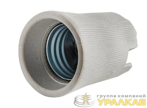 Патрон E27 Д-002 керамический подвесной IN HOME 