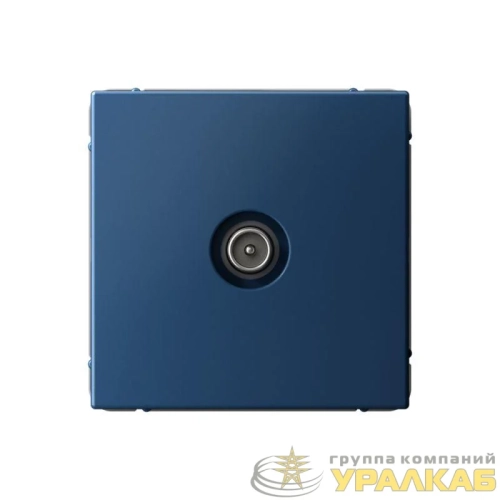 Розетка телевизионная проходная TV ArtGallery 4дБ механизм аквамарин SE 