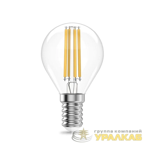 Лампа светодиодная филаментная Filament Elementary 12Вт шар 4100К Е14 750лм GAUSS 