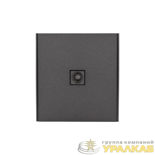 Розетка СП STRONG MIELE TV графит Kranz 