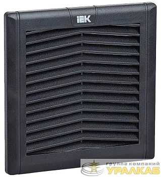 Фильтр с решеткой для вентилятора ВФИ 65-105куб.м/час черн. IEK 