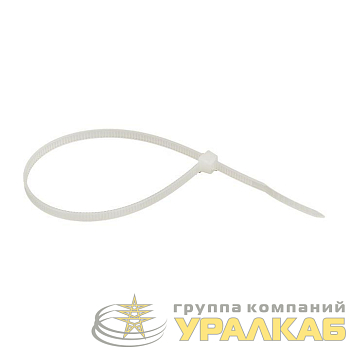Хомут кабельный 3.6х200 нейл. бел. (уп.100шт) EKF plc-c-3.6x200