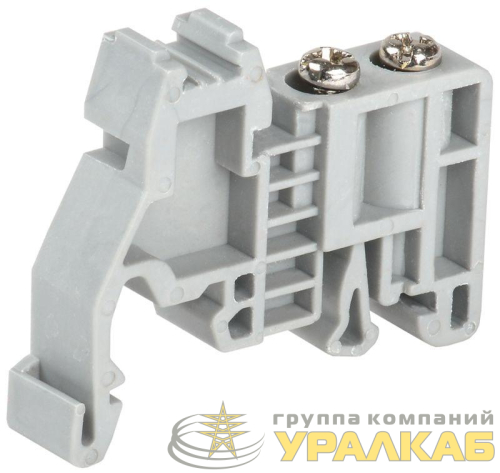 Стопор концевой (ограничитель с маркировкой) на DIN-рейку IEK YZN11DF-003-K03 детальная картинка