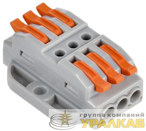 Клемма строительно-монтажная СМК 222-4133P IEK 