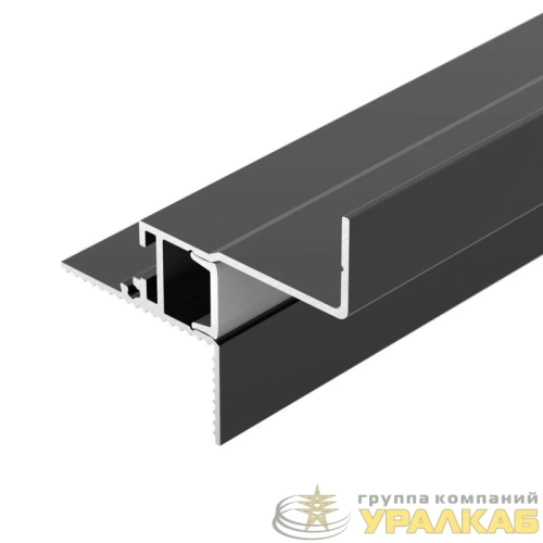Профиль CEIL-S12-SHADOW-20-SIDE-3000 ANOD BLACK L3000 алюм. Arlight 